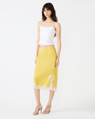 CINTHIA SKIRT GOLDEN LIME