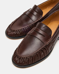 QUINCEY BROWN LEATHER