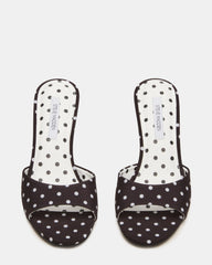 KENDRIX BLACK/WHITE POLKA DOT
