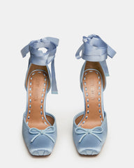 LARINA BLUE SATIN