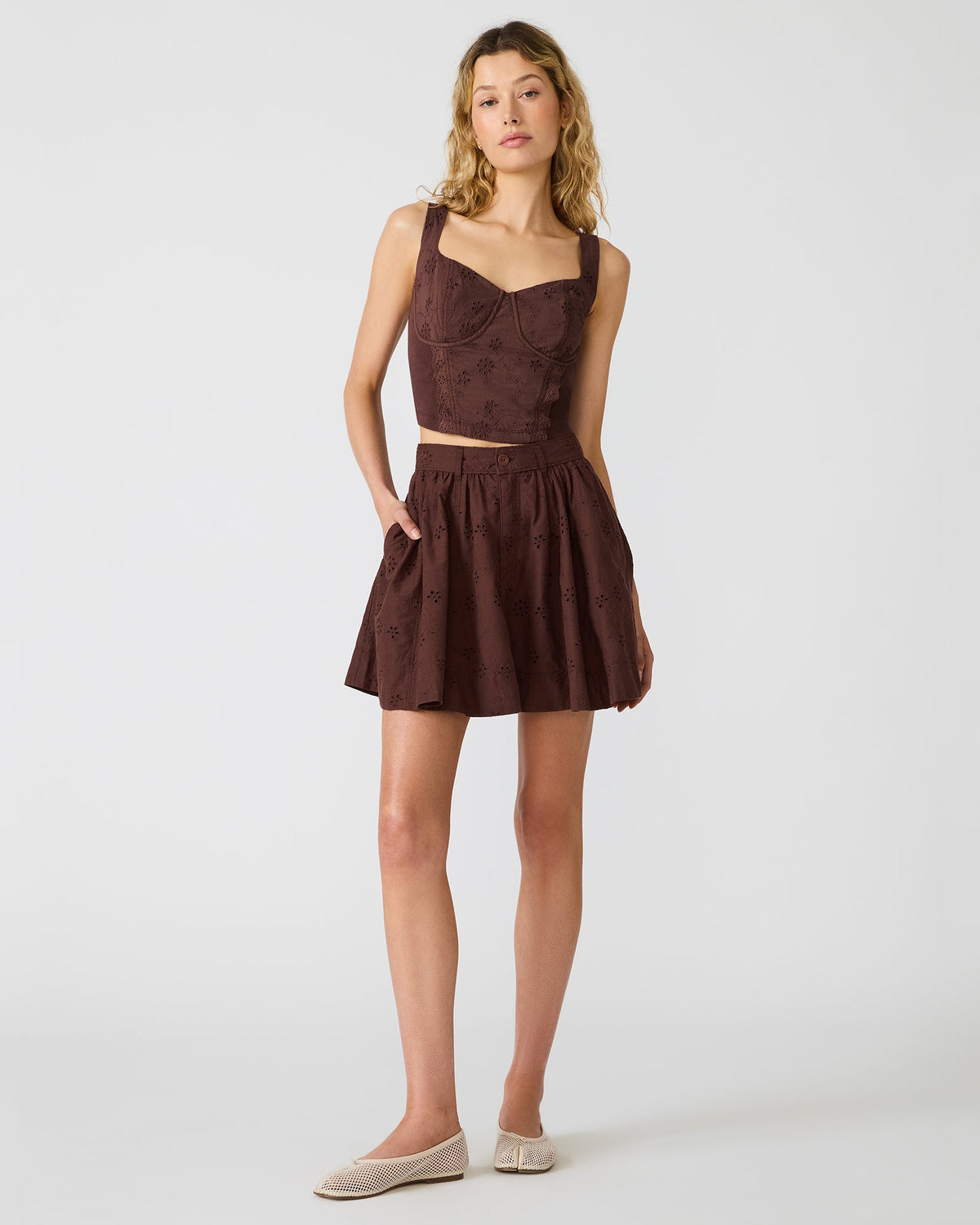 VANNY SKIRT WALNUT