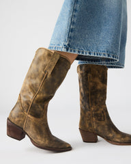 ALBANY BROWN DISTRESSED