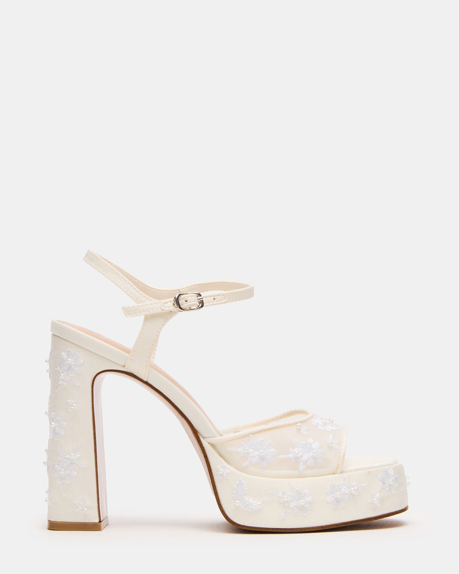 LIANDRA EMBELLISHED WHITE MESH