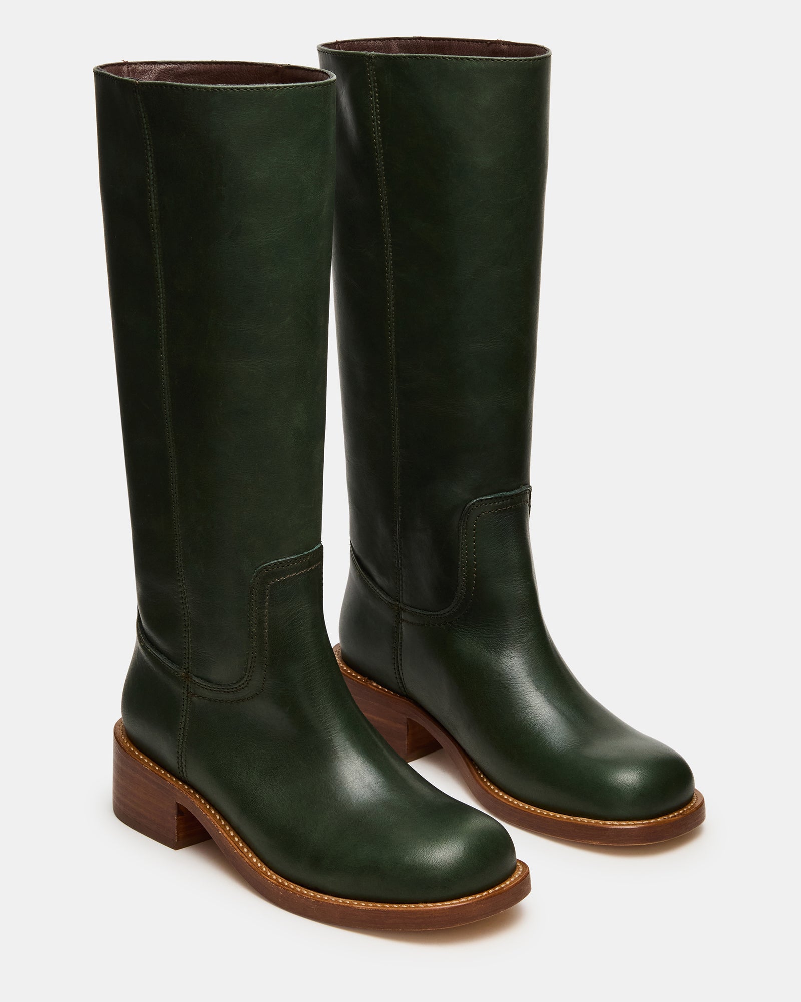 RIGGS DARK GREEN LEATHER